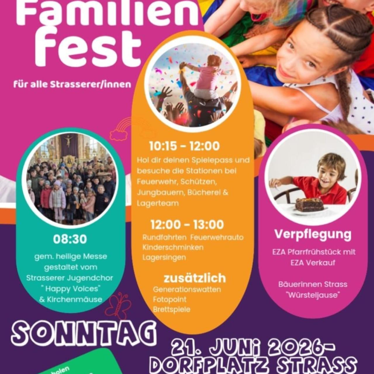 Kunterbuntes Familienfest